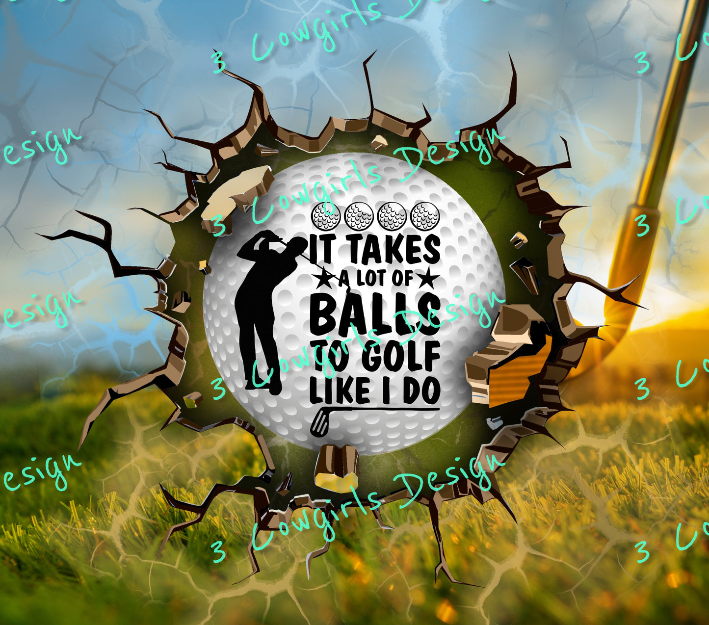 137 It takes a  lot of balls golf