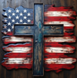 American Flag w/cross