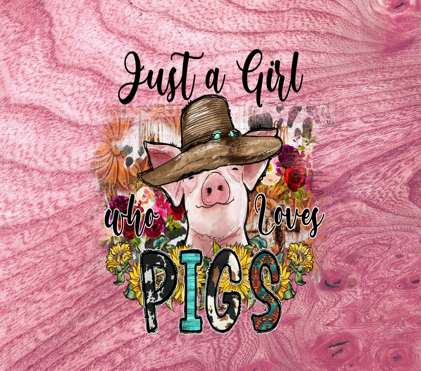 Just a girl who loves pigs.